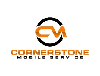 Cornerstone Mobile Service logo design by dibyo