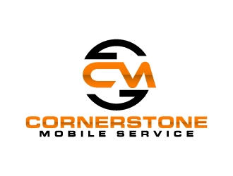 Cornerstone Mobile Service logo design by dibyo