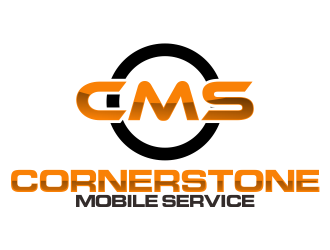 Cornerstone Mobile Service logo design by bosbejo
