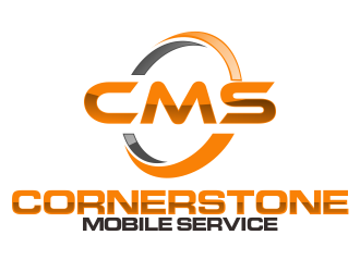 Cornerstone Mobile Service logo design by bosbejo