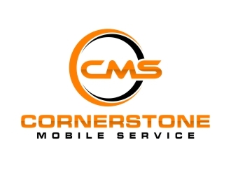 Cornerstone Mobile Service logo design by ManishKoli