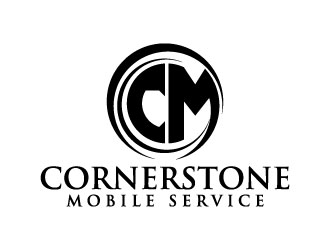 Cornerstone Mobile Service logo design by KDesigns