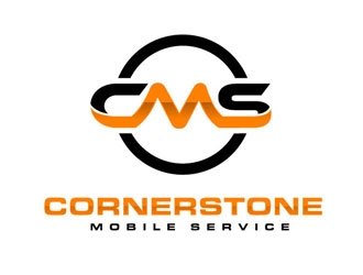 Cornerstone Mobile Service logo design by logoguy