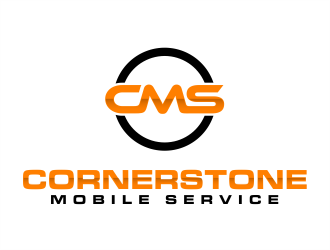 Cornerstone Mobile Service logo design by evdesign