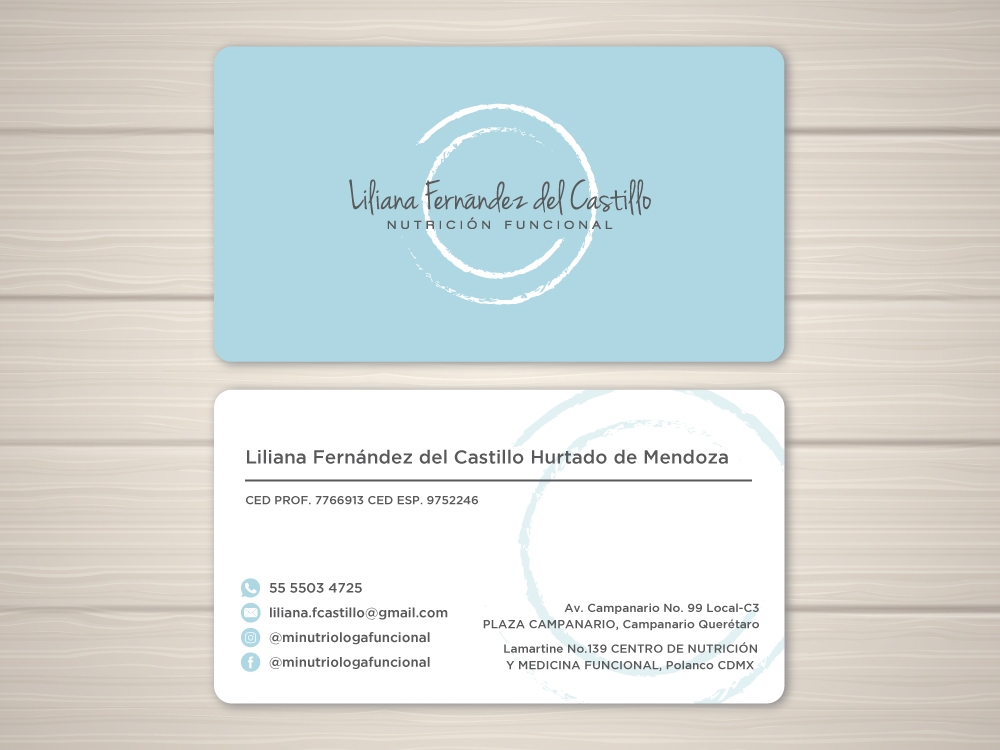 Liliana Fernández del Castillo logo design by labo
