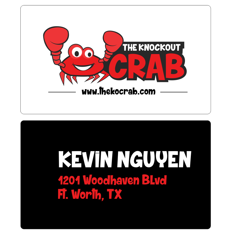 THE KNOCKOUT CRAB logo design by TMOX