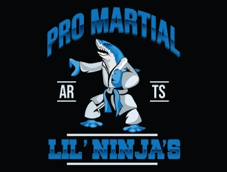 PRO MARTIAL ARTS        LIL` NINJA`S logo design by Upoops