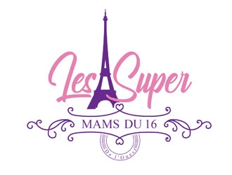 Les Super Mams du 16 logo design by LogoInvent