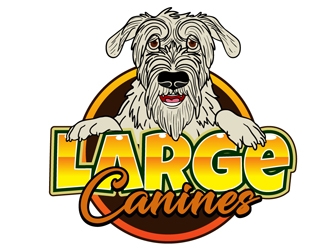 Large Canines logo design by DreamLogoDesign