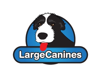 Large Canines logo design by gipanuhotko