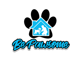 Be Pawsome logo design by kunejo
