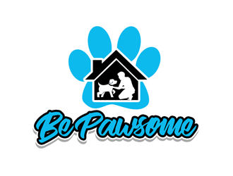 Be Pawsome logo design by kunejo