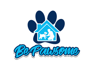 Be Pawsome logo design by kunejo