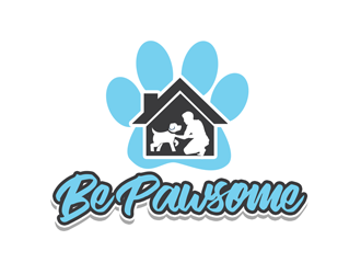 Be Pawsome logo design by kunejo