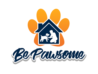 Be Pawsome logo design by kunejo