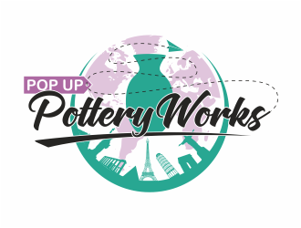 The PotteryWorks logo design by mutafailan