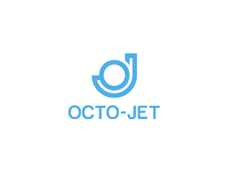 Octo-Jet logo design by dhe27