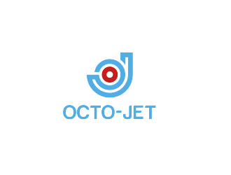 Octo-Jet logo design by dhe27