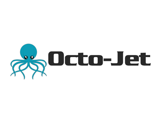 Octo-Jet logo design by kunejo