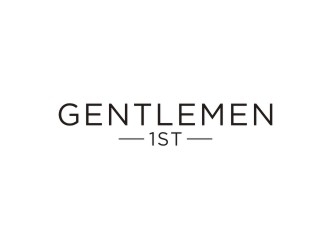 GENTLEMEN 1ST logo design by sabyan