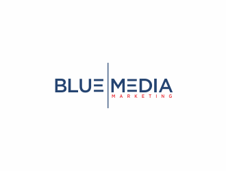 BLUE MEDIA Marketing logo design by afra_art