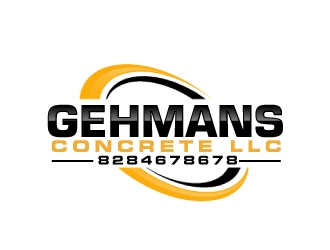 Gehmans Concrete LLC logo design by ElonStark