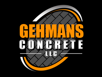 Gehmans Concrete LLC logo design by BeDesign