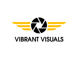 Vibrant Visuals logo design by JessicaLopes