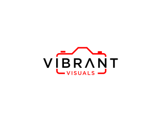 Vibrant Visuals logo design by haidar