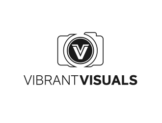 Vibrant Visuals logo design by Tira_zaidan