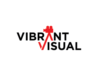Vibrant Visuals logo design by fajarriza12