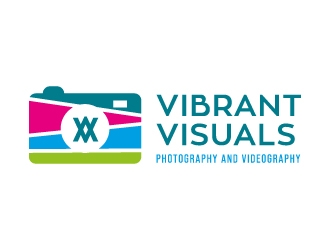 Vibrant Visuals logo design by akilis13