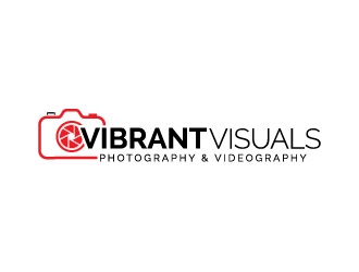 Vibrant Visuals logo design by usef44