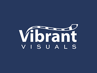 Vibrant Visuals logo design by enzidesign