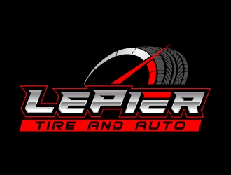 LePier Tire & Auto logo design by jaize
