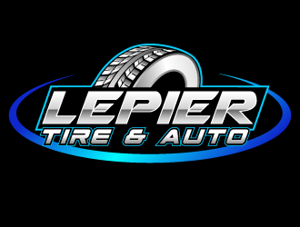 LePier Tire & Auto logo design by axel182
