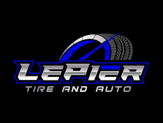 LePier Tire & Auto logo design by jaize