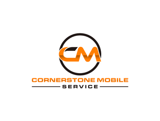 Cornerstone Mobile Service logo design by ndaru