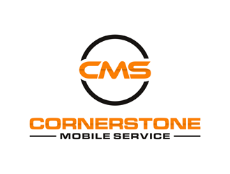 Cornerstone Mobile Service logo design by alby