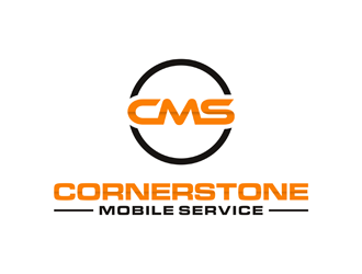 Cornerstone Mobile Service logo design by alby