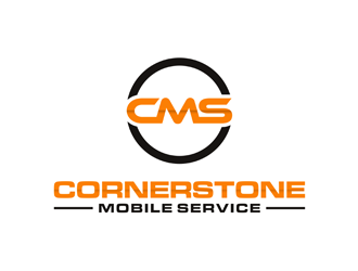 Cornerstone Mobile Service logo design by alby