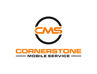 Cornerstone Mobile Service logo design by alby