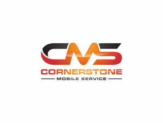 Cornerstone Mobile Service logo design by Pulungan