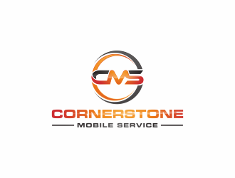 Cornerstone Mobile Service logo design by Pulungan
