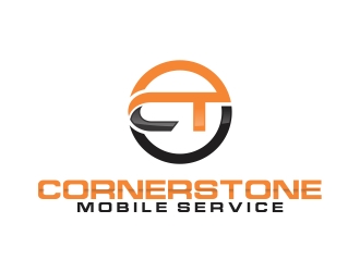Cornerstone Mobile Service logo design by rokenrol