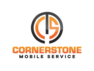 Cornerstone Mobile Service logo design by karjen