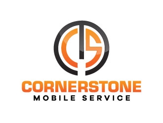 Cornerstone Mobile Service logo design by KDesigns