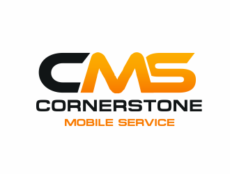 Cornerstone Mobile Service logo design by Tira_zaidan