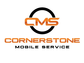 Cornerstone Mobile Service logo design by d1ckhauz