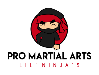 PRO MARTIAL ARTS        LIL` NINJA`S logo design by JessicaLopes
